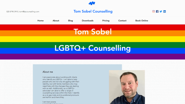 Tom Sobel LGBT Counselling Preview